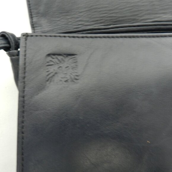 Anne Klein Calderon Vintage Quilted Leather Embroider Shoulder Bag Purse Clutch - Picture 11 of 15